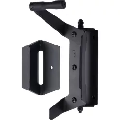   BBB Cycling kerékpáros szerszám - fali akasztó BTL-127 ParkingLot Swivel, 3" kerék szélességig, 20kg-ig terhelhető, behajtható, hátsó kerékhez is van hátlap