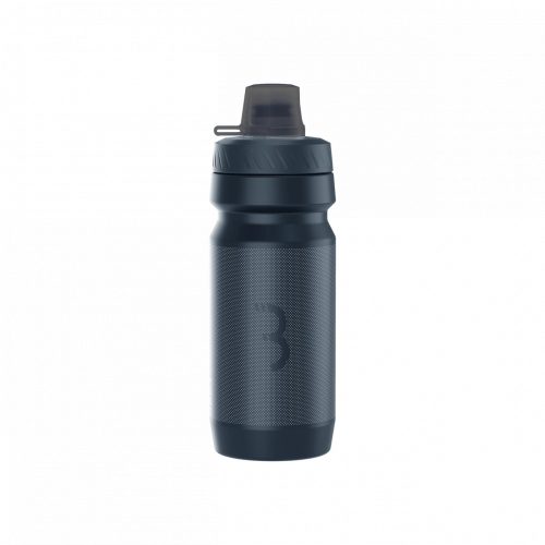 BBB Cycling kerékpáros kulacs BWB-12 AutoTank Mudcap, 550ml, auto szeleppel, kupakkal, BPA mentes, mosogatógépben is mosható, fekete