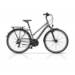 Cross Area trekking kerékpár Női | 48cm | Ezüst