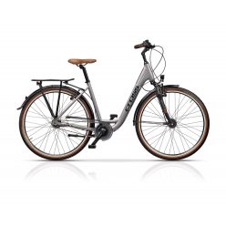   Cross Citerra Női kerékpár Low Step | Agyváltós N7 | 45cm (17") | Ezüst