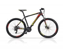   Cross GRX7 MDB 27,5" Férfi MTB kerékpár- 46 cm - matt fekete-sárga