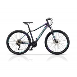   Cross Causa SL3 27,5" női MTB kerékpár - 48 cm - matt fekete-kék