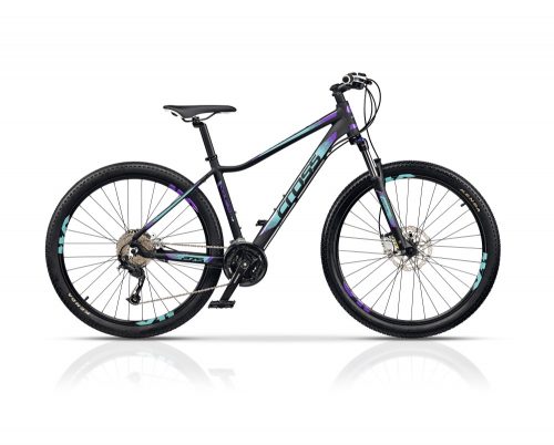 Cross Causa SL3 27,5" női MTB kerékpár - 48 cm - matt fekete-kék