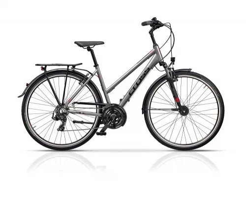 Cross Area trekking kerékpár Női | 52cm | 20,5" - Ezüst