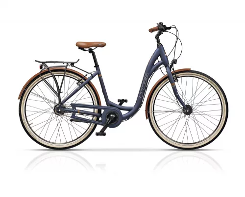 Cross Riviera Női kerékpár Low Step | Agyváltós N8 | 48cm | 19" Mattkék