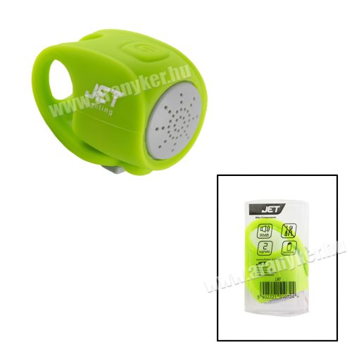 Csengő elektromos szilikon zöld 5 szólamú