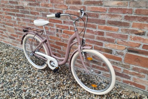 Cervo Verona Premium női városi kerékpár - 3 sebességes agyváltós - 26" - Matt púder színben