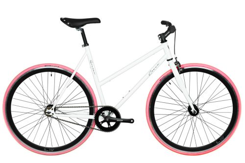 Cervo Rimini női fixi kerékpár - Fehér / Rózsaszín