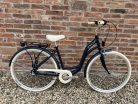 Cervo Salerno ALU Premium női városi kerékpár 28" méretben - 1 sebességes kontrás - Matt metálkék