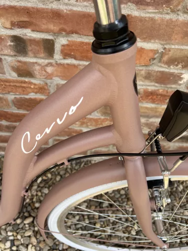 Cervo Salerno ALU Premium női városi kerékpár 28" méretben - 1 sebességes kontrás - Matt púder