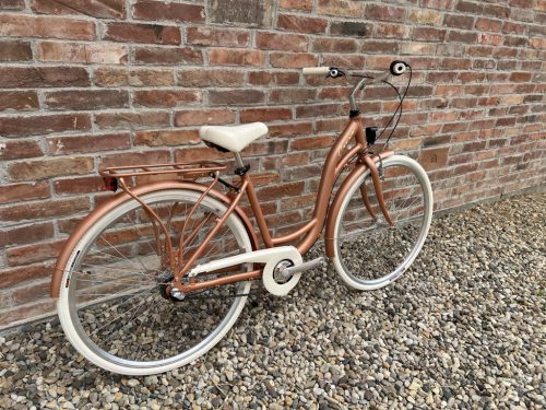Cervo Salerno ALU Premium női városi kerékpár 28" méretben - 3 sebességes agyváltós - Matt rosegold