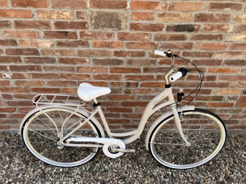 Cervo Salerno ALU Premium női városi kerékpár 28" méretben - 3 sebességes agyváltós - Matt homok