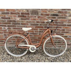   Cervo Salerno ALU Premium női városi kerékpár 28" méretben - 7 sebességes agyváltós - Matt rosegold