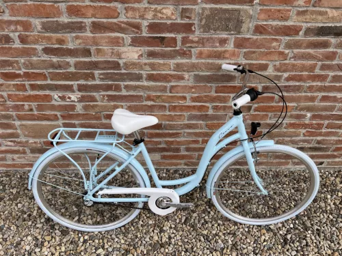 Cervo Salerno ALU Premium női városi kerékpár 28" méretben - 7 sebességes agyváltós - Babyblue