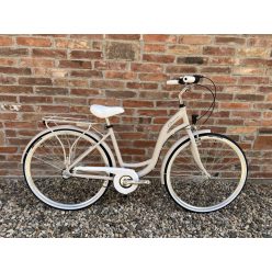   Cervo Salerno ALU Premium női városi kerékpár 28" méretben - 7 sebességes agyváltós - Matt homok