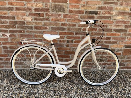 Cervo Salerno ALU Premium női városi kerékpár 28" méretben - 7 sebességes agyváltós - Matt homok