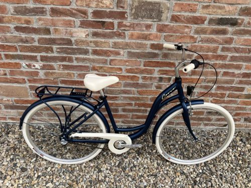 Cervo Salerno ALU Premium női városi kerékpár 28" méretben - 7 sebességes agyváltós - Matt metálkék