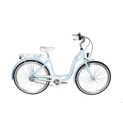   Cervo Verona Premium női városi kerékpár - 1 sebességes kontrás - 28" - Babyblue színben