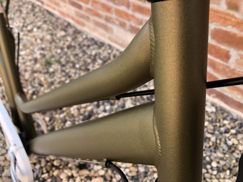 Cervo Portofino Prémium női trekking kerékpár - 28" - 6 sebességes - Bronz zöld színben