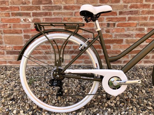 Cervo Portofino Prémium női trekking kerékpár - 28" - 6 sebességes - Bronz zöld színben