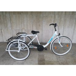   Csepel Budapest B 26" háromkerekű - 1 sebességes - kontrás kerékpár - Több színben