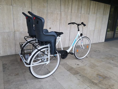 Csepel Budapest B 28" háromkerekű - 1 sebességes - kontrás kerékpár - Több színben - Ikerszállító