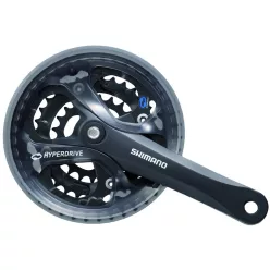   Shimano ACERA FC-M361 Hajtómű négyszögtengelyes 42-32-22F  3x8/7 fokozatú fekete 170mm