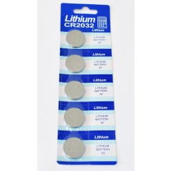  Elem cr2032 gombelem békás villogókhoz    5db/levél az ár egy darabra vonatkozik