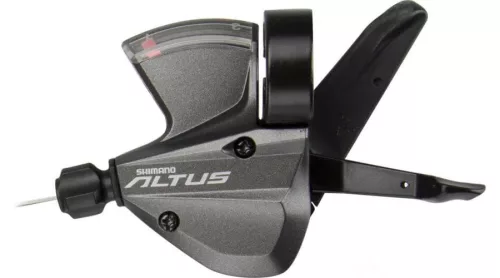 Shimano Altus SL-M370-L Rapidfire váltókar, csak bal, 3-as, sötét szürke
