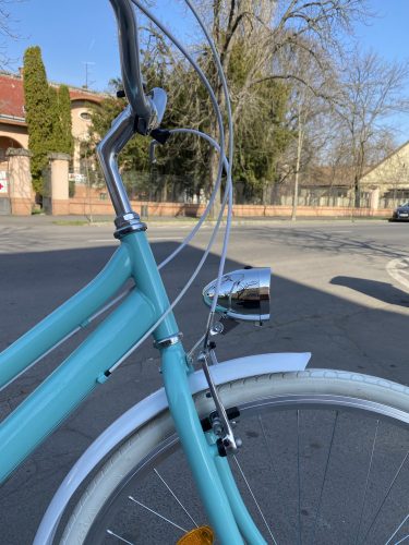 Egyedi festésű Mademoiselle trekking túra/városi kerékpár - Nőknek - 7sp - Türkiz