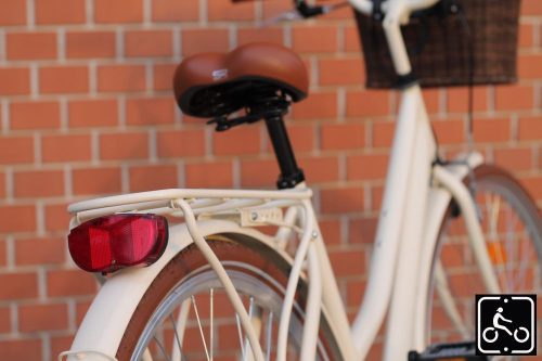 Egyedi festésű Mademoiselle trekking túra/városi kerékpár - Nőknek - 7sp - Krém