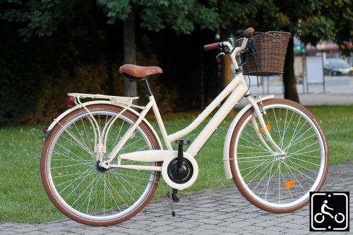 Egyedi festésű Mademoiselle trekking túra/városi kerékpár - Nőknek - 7sp - Krém