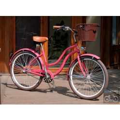 Egyedi Cruiser Női Agyváltós Kerékpár 1sp / 3 sp - Eper