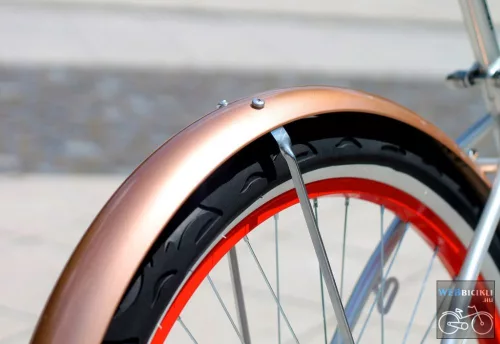 Egyedi Cruiser Női Kerékpár  1 / 3 / 7 sebességes - Ezüst - Rose - Piros