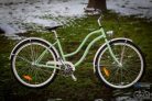 Egyedi Cruiser Női Kerékpár  1sp / 3 sp - Mentazöld - Fehér