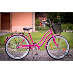 Egyedi Cruiser Női Kerékpár  1sp / 3 sp - Pink