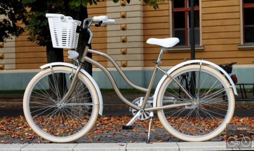 Egyedi Cruiser Női Kerékpár  1sp / 3 sp - Gyongybarna - Feher