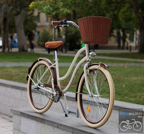 Egyedi Cruiser Női Kerékpár  1sp / 3 sp - Krem - Barna