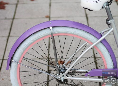 Egyedi Cruiser Női Kerékpár  1sp / 3 sp - Lila - Rózsa