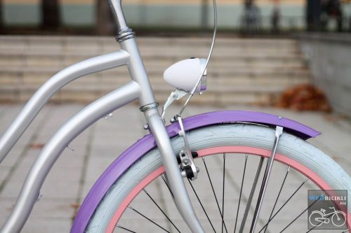 Egyedi Cruiser Női Kerékpár  1sp / 3 sp - Lila - Rózsa