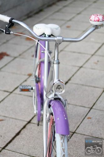 Egyedi Cruiser Női Kerékpár  1sp / 3 sp - Lila - Rózsa