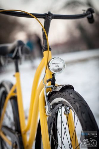 Egyedi Cruiser Női Kerékpár  1sp / 3 sp - Sarga - fekete