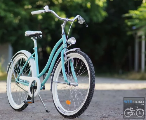 Egyedi Cruiser Női Kerékpár  1sp / 3 sp - Turkiz - Feher