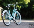 Egyedi Cruiser Női Kerékpár  1sp / 3 sp - Turkiz - Feher