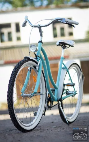 Egyedi Cruiser Női Kerékpár  1sp / 3 sp - Turkiz - Feher
