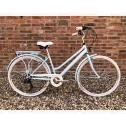   Prémium Mademoiselle női trekking kerékpár 28" - 6 sebességes - BabyBlue színben