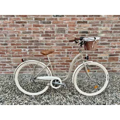   Mademoiselle női kerékpár 28" - 1 sebességes kontrás - Cappuccino színben