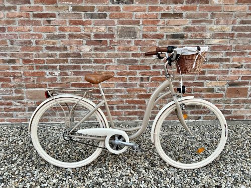 Mademoiselle női kerékpár 28" - 1 sebességes agyváltós - Cappuccino színben