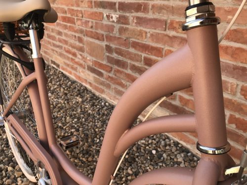 Mademoiselle női kerékpár 28" - 3 sebességes agyváltós - Matt púder színben