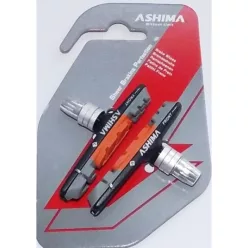   Fékbetét ashima 72mm menetes alu test, szür-nararancs - cserélhető betét ap65cv-m-hu-al
